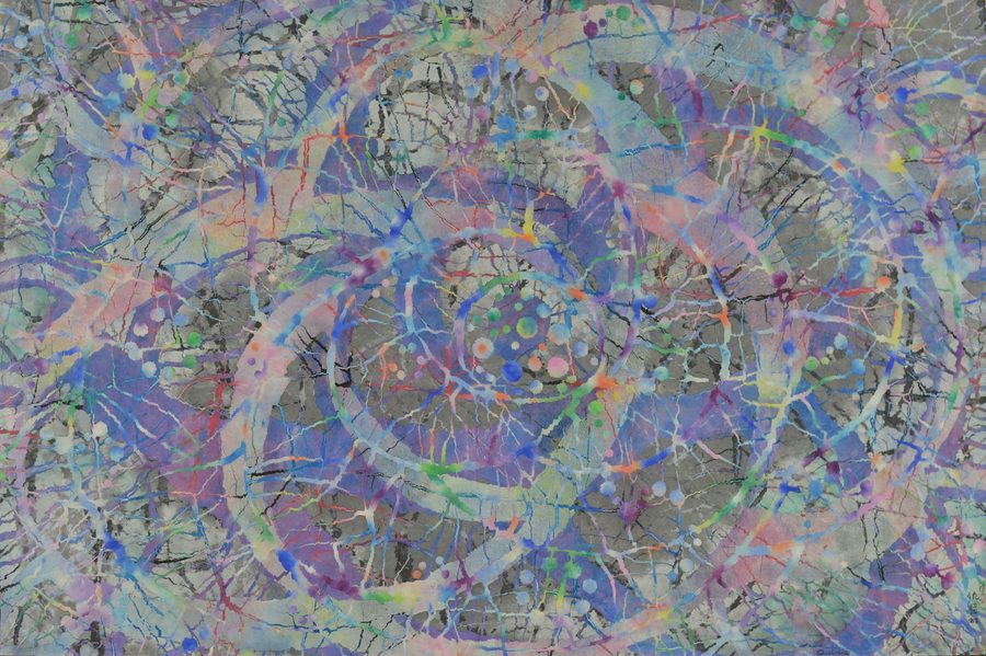 Fissuring—Abundance Colour Happiness No.3, 1988