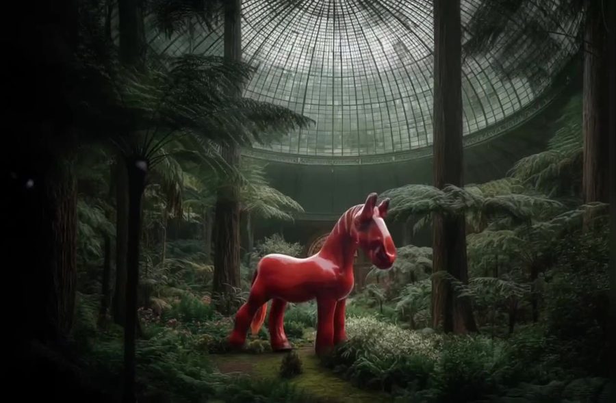 Red Horse in Natural Spaces Dome