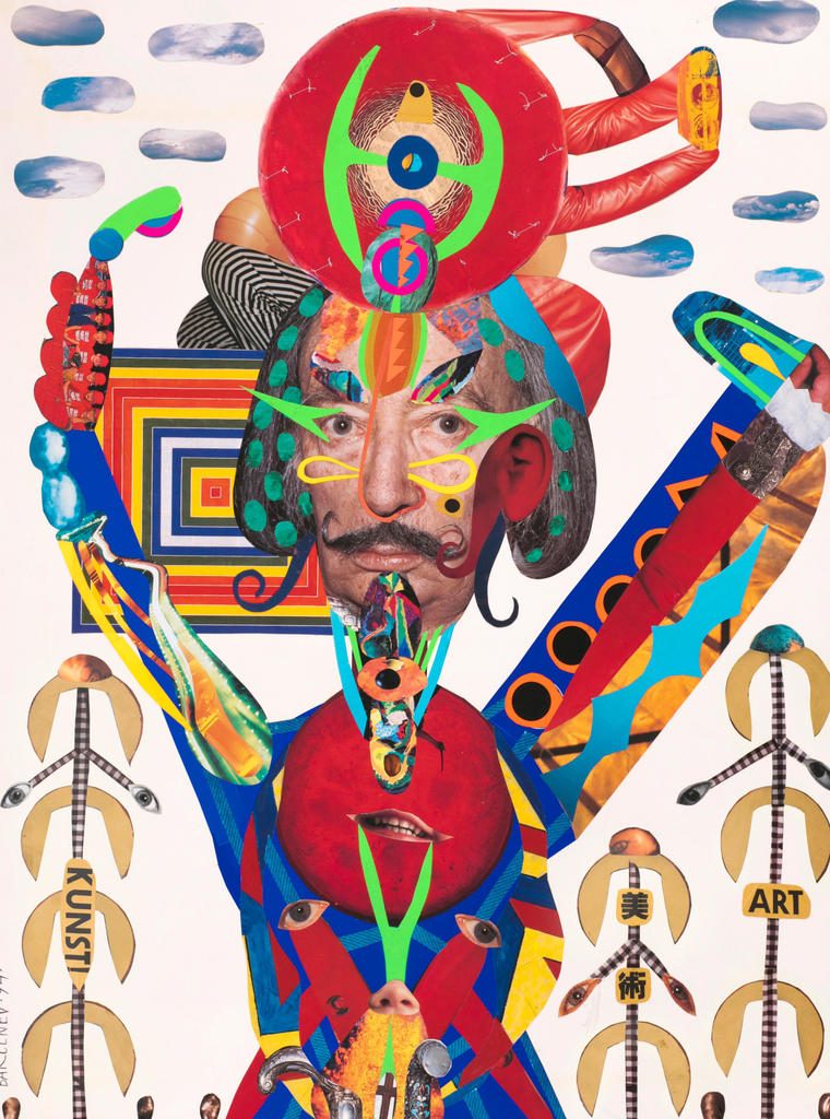Сальвадор Дали в образе Эхнатона, 1994