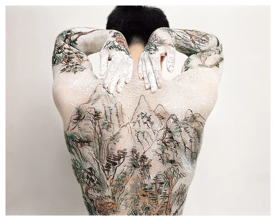 Chinese Shan-shui tattoo No.10, 1999