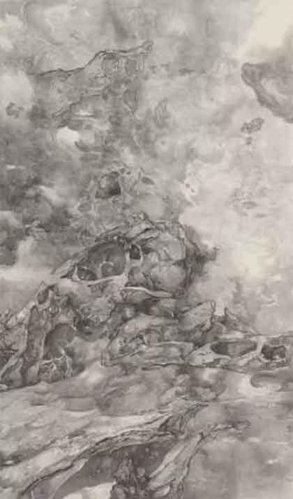 ink on paper 200 x 120 cm, 2016